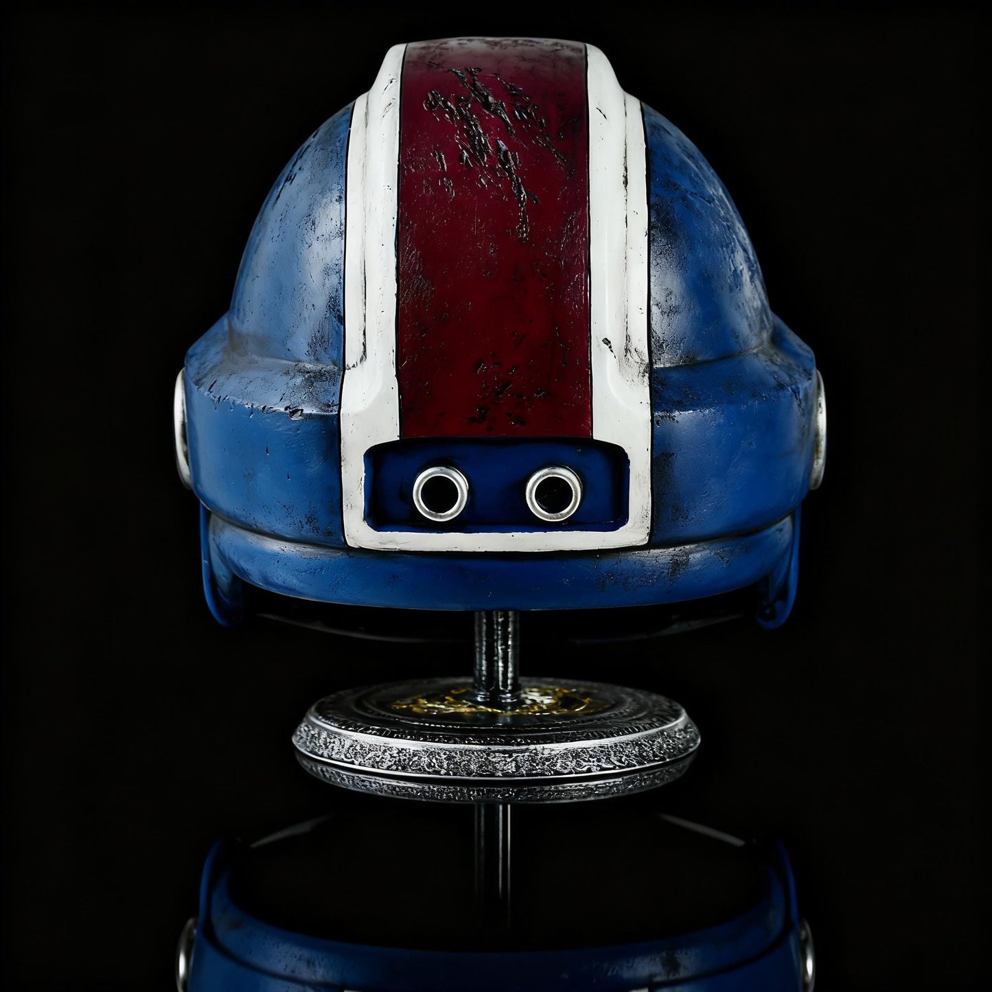 Space Marine Blue Helmet - Warhammer Inspired